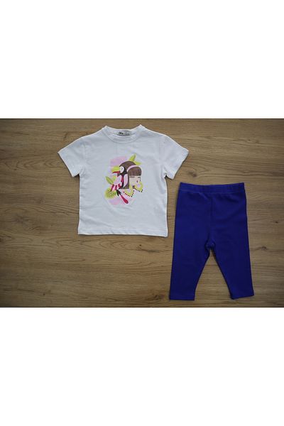 Vita Bella Luxe Children's Flower Women's Detailed Leggings Set