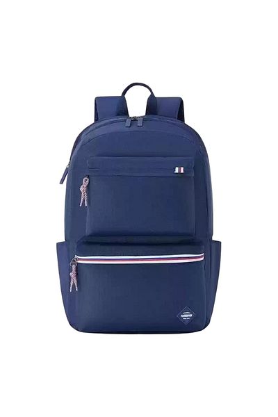 American Tourister Riley Laptop Backpack - Midnight Blue - 1 Year Global Warranty