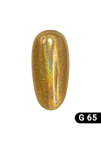 global fashion Pigment unghii Holographic Gold G65