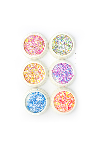 global fashion Set de 5 unități: Set 6 decoratiuni paiete pentru unghii, mult...