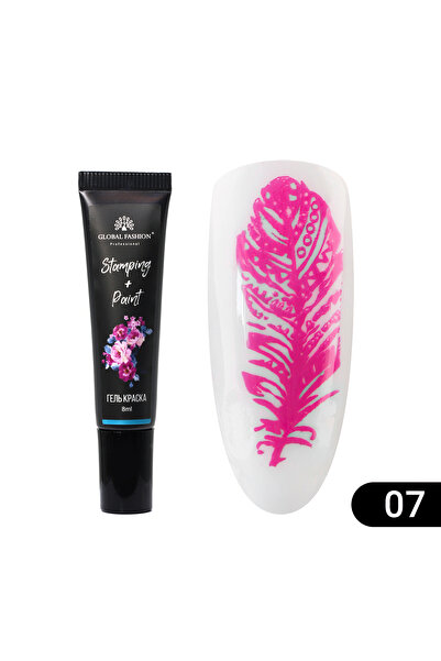 global fashion Set de 6 unități: Gel vopsea pentru pictura si stampilare pain...