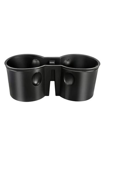 OEM Suport bauturi pentru consola centrala compatibil Model 3, 18.5 x 6.5 x 8.3 cm, silicon, negru