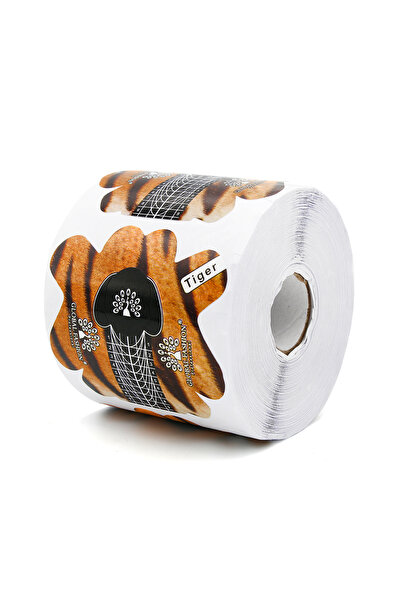 global fashion Χαρτογραφικά πρότυπα για νυχιών, τίγρης, 300 τεμ.