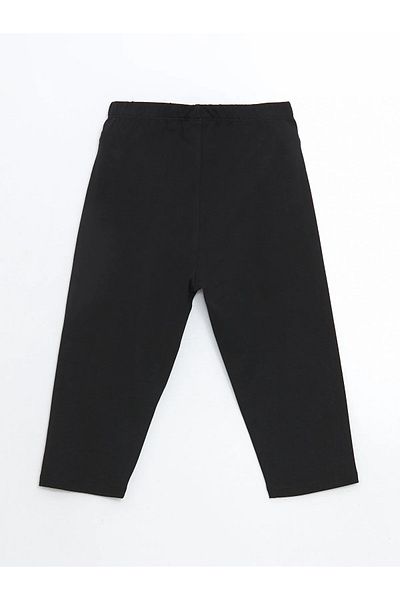 buğlem collection Children's Single Jersey Leggings Shorts Capri 3-Pack Lycra Combed Cotton Comfortable and Breathable 2-14 Years