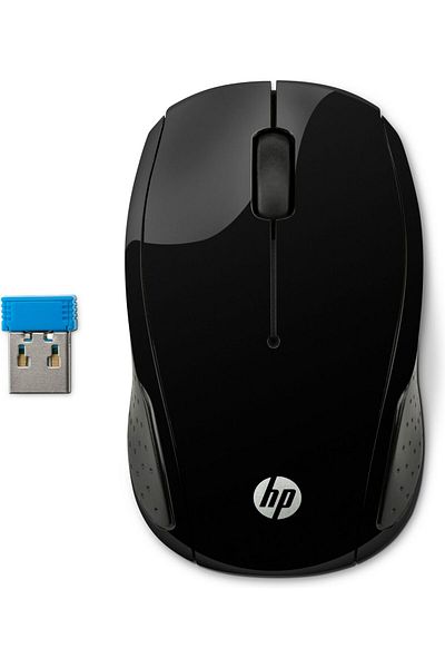 HP 200 Black Mysz bezprzewodowa X6W31AA