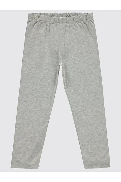buğlem collection Pachet de 3 colanți pentru copii din bumbac pieptănat Lycra Confortabil și respirabil 2-14 ani Negru Alb Gri