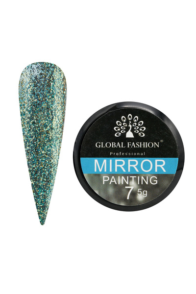 global fashion Gel vopsea unghii, cu efect de oglinda, Mirror, Global Fashion...