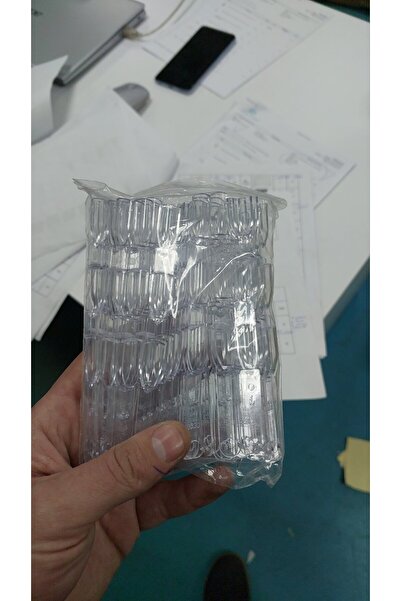 global fashion Θήκη για βερνίκι νυχιών, σε δαχτυλίδι, 3 νύχια, διαφανής