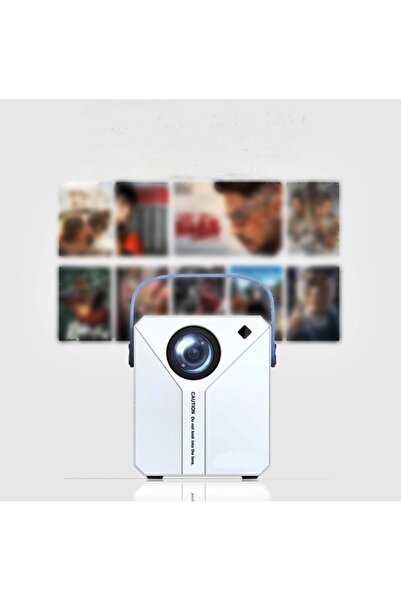 newnet Taşınabilir Projektör Ev Ofis Tipi |yüksek Netlikte Geniş Ekran Kablosuz Hoparlör Ekran Yansıtma-q96