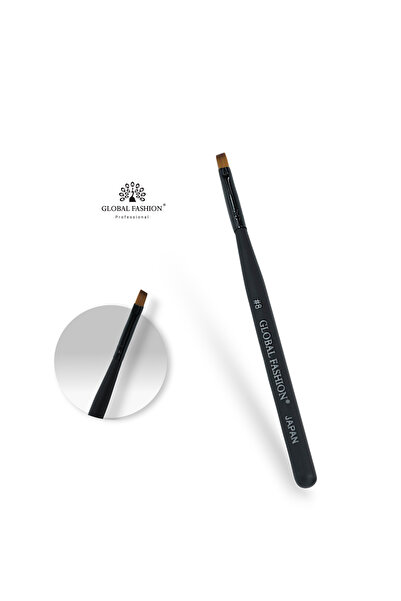 global fashion Set de 5 unități: Pensulă pentru gel cu marginea oblică, Japon...