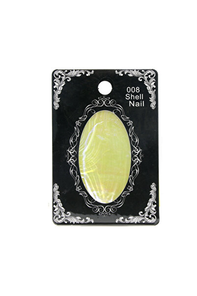 global fashion Autocolante decorative pentru unghii, Shell Nail, #008, transp...