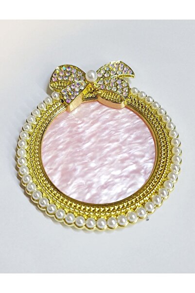 global fashion Set de 6 unități: Paletă din piatră, rotundă cu fundiță, roz +...