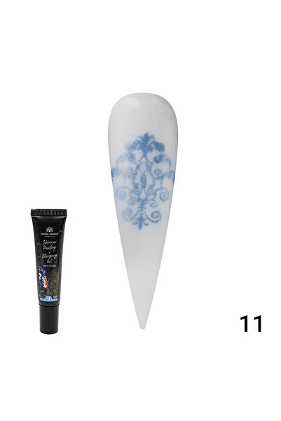 global fashion Γέλη βαφής για σφραγίδες και κινέζικη ζωγραφική με λάμψη Globa...