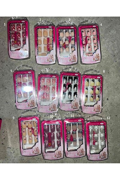 global fashion Set 24 unghii false, Global Fashion, roz, 8-1