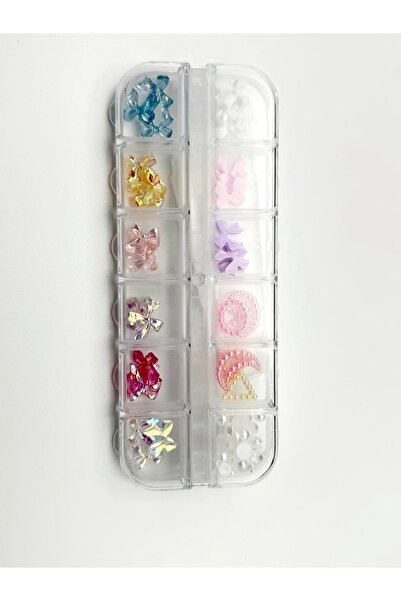 global fashion Τρισδιάστατα ογκομετρικά σχήματα για μανικιούρ, σετ (μίξη + χα...