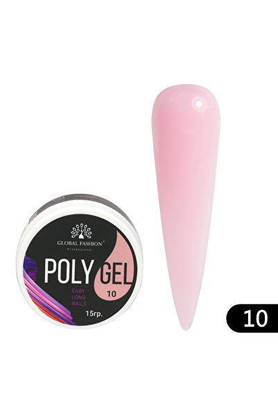 global fashion Полигел Глобал Фешън, 15 мл, #10