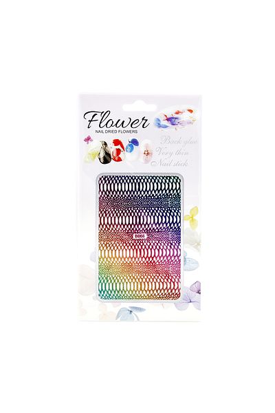 global fashion Abtibild decor unghii, Flower B06, holografic