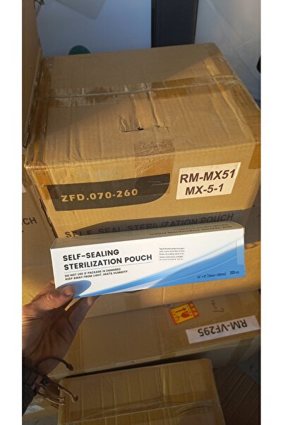 global fashion Τσάντες Kraft για αποστείρωση σε αποστειρωτή, 70*260 mm, 200 τ...