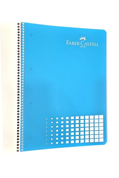 Faber Castell A4 Spiral Breakable 120 Yp. Striped Notebook Pp Cover