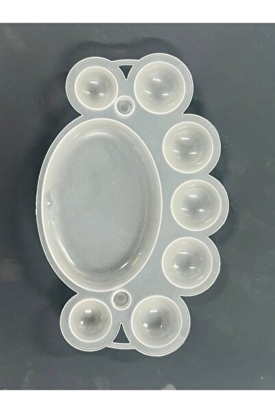 global fashion Παλέτα ανάμειξης χρωμάτων, λευκή