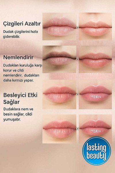 lasting beauty 3Pcs Lip Care Mask Lip Gloss Lip Repair Night Lip Care Mask Lip Moisturizing
