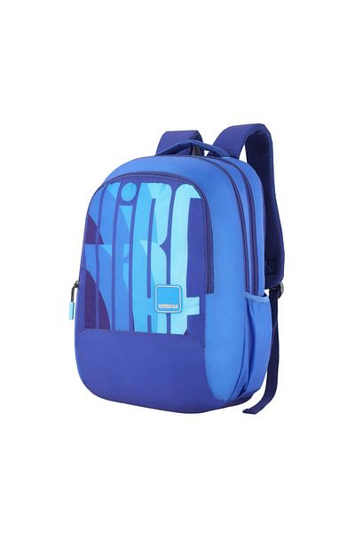American Tourister Quad 2.0 Backpack 02 - Blue - 1 Year Global Warranty
