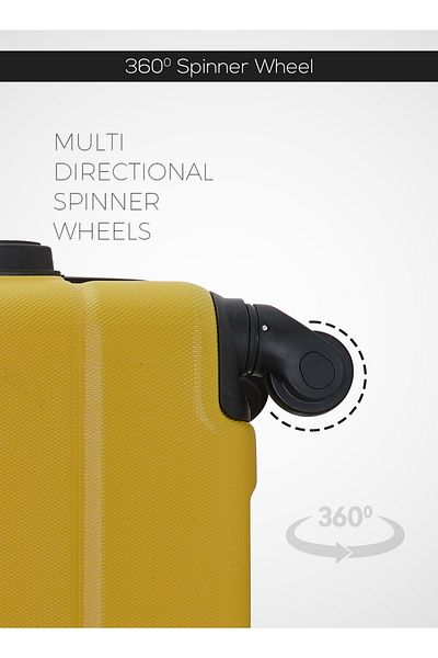 PARAJOHN Horizon 28-Inch Check-in Luggage ABS Hard Shell Suitcase with 360° Spinner Wheels & TSA Lock