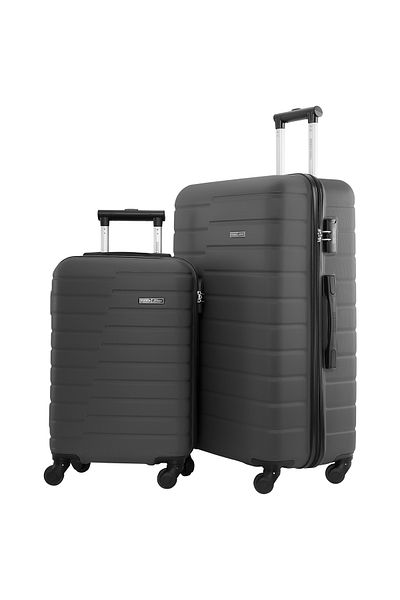 PARAJOHN Horizon 2-piece Luggage Set Abs Hard Shell Check-in Trolley Bag With 360° Spinner Wheels & Lock