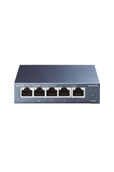 Inna marka Przełącznik Omada 5-portowy Gigabit, metalowy 10/100/1000M RJ45, TL-SG105