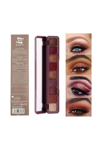KSD Eyeshadow Palette Soft Brown 9 Colors