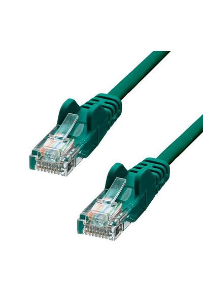 ProXtend Cablu Ethernet CAT5e U/UTP CCA PVC Verde 25cm, V-5UTP-0025GR