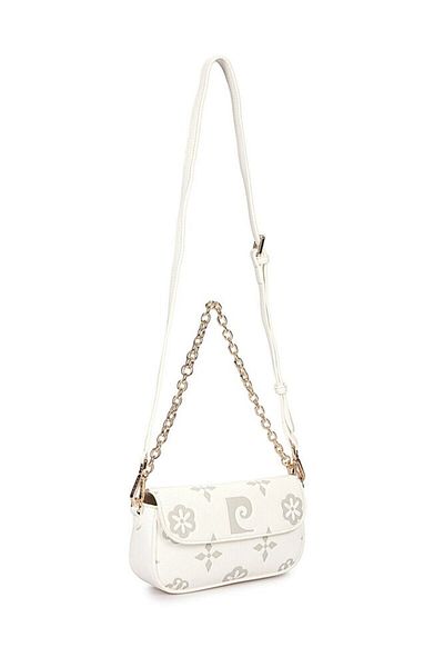 Pierre Cardin Monogram White Women's Crossbody Bag 05Pc25Y10510-Bmn