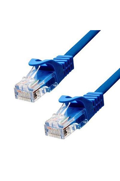 ProXtend Cablu Ethernet CAT5e U/UTP CU PVC Albastru 1.5m, 5UTP-015BL