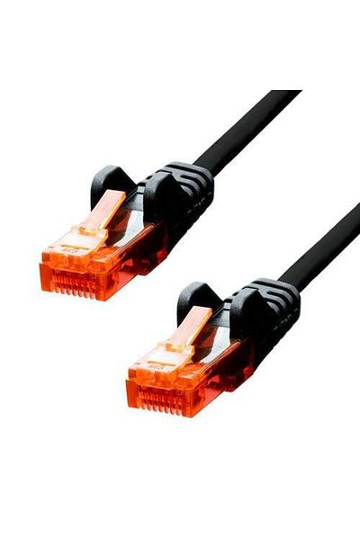 ProXtend Cablu Ethernet CAT6 U/UTP CCA PVC Negru 7m, V-6UTP-07B