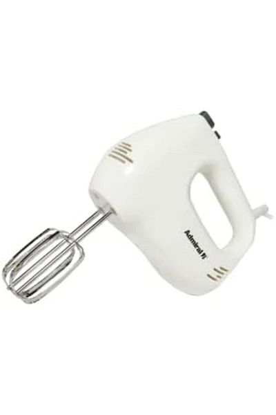 Admiral Hand Mixer, Plastic Body, 5 Speed With Chromed Beaters, 220-240V 50Hz 150W