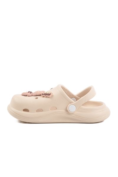 AYK'S Ecru Lightweight Children's Slippers 303 F
