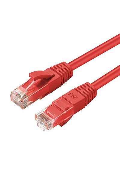 Inna marka MicroConnect CAT6A UTP 0.15m Czerwony LSZH, MC-UTP6A0015R