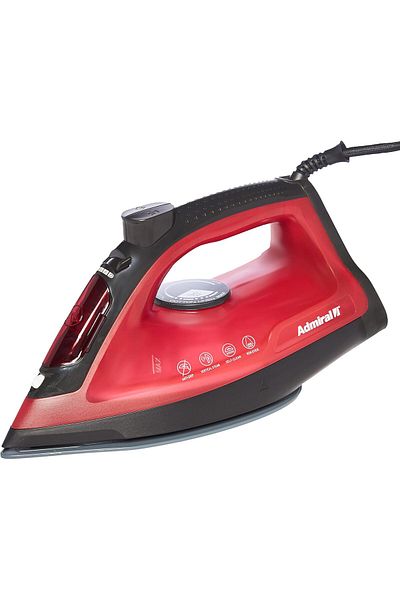 Admiral 2400W Steam Iron With Ceramic Soleplate, Auto Shut-Off Function, 320ML Water Tank