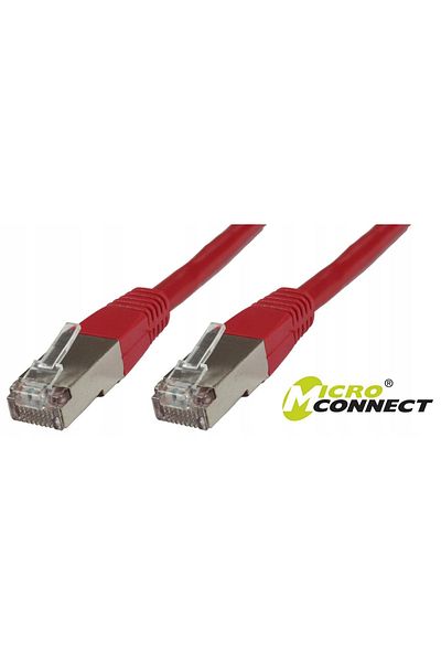 MicroConnect Cablu F/UTP CAT6 15m PVC Roșu