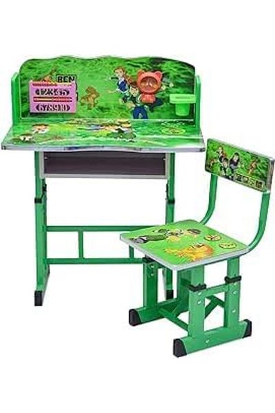 Türkiye Multi Home Furniture Study Desk & Chair for Kids Adjustable Kids Study Desk MH-ST37-Ben10 and Chair