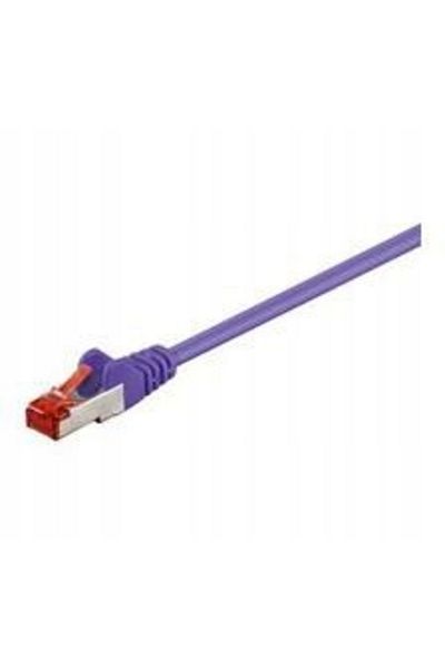 MicroConnect F/UTP CAT6 1m Fioletowy PVC