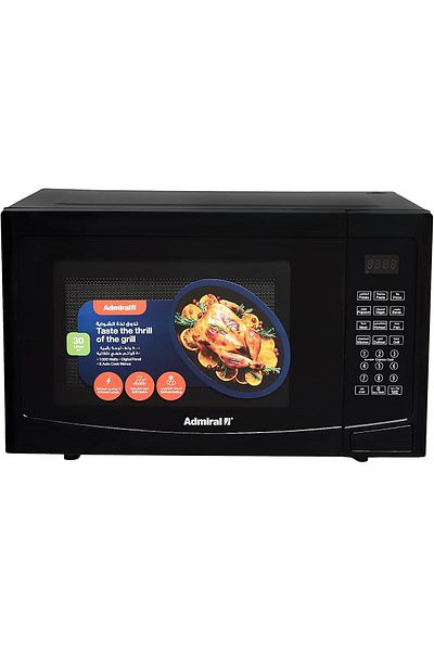 Admiral Microwave Oven 30 Liters Black (1 Year Warranty)