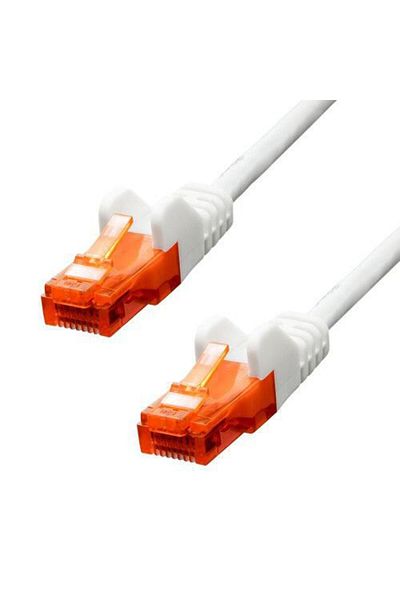 ProXtend Cablu Ethernet CAT6 U/UTP CCA PVC Alb 7m, V-6UTP-07W