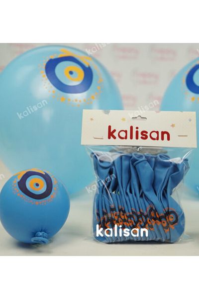Çemrek Süs Parti Kalisan Evil Eye Beaded Balloon 12 Inch 25 Pcs