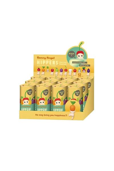 OEM Set 12 Surprise Dolls, Angel Hippers Harvest Series Mini Yellow Figure - 3.74 Inches, 4+ Years