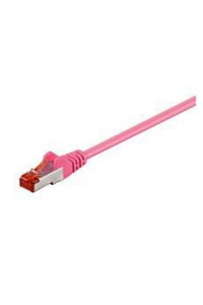 MicroConnect Cablu F/UTP CAT6 1.5m PVC roz