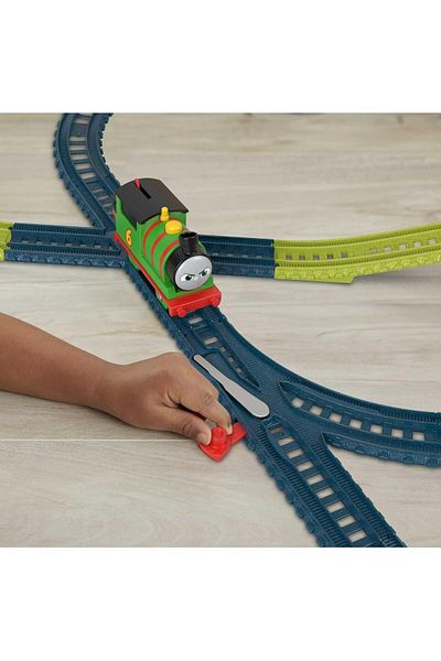 Thomas And Friends Thomas & Friends Toy Set, Percy Locomotive with Track 6 in 1