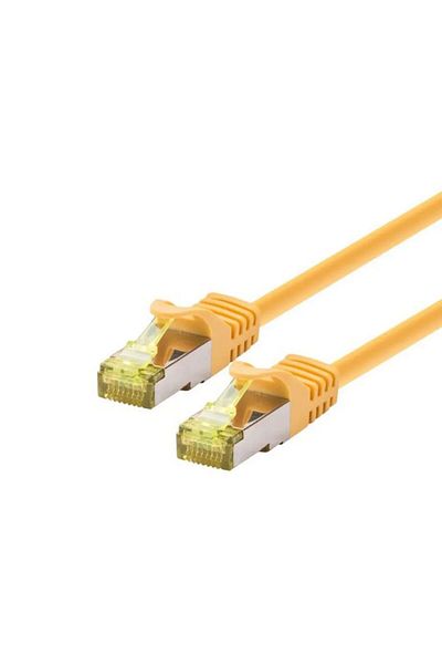 Inna marka LOGON KABEL PATCHOWY PROF. SFTP/AWG26/LSOH 10M - CAT6A 500MHz - ŻÓŁTY, TCR6ASS100Y