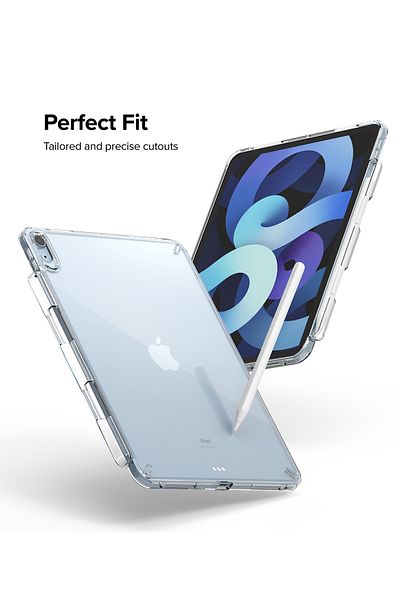 Ringke حافظة iPad Air 11 بوصة (M3 2025) / (M2 2024)، iPad Air (الجيل الرابع والخامس) | سلسلة Fusion | شفاف