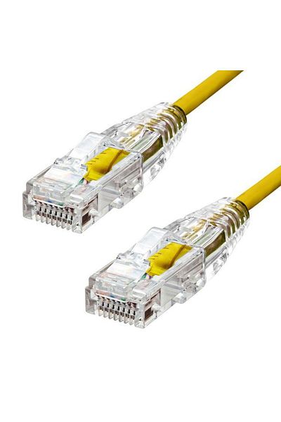 ProXtend Kabel Ethernet Ultra Slim CAT6A U/UTP CU LSZH żółty 3m, S-6AUTP-03Y